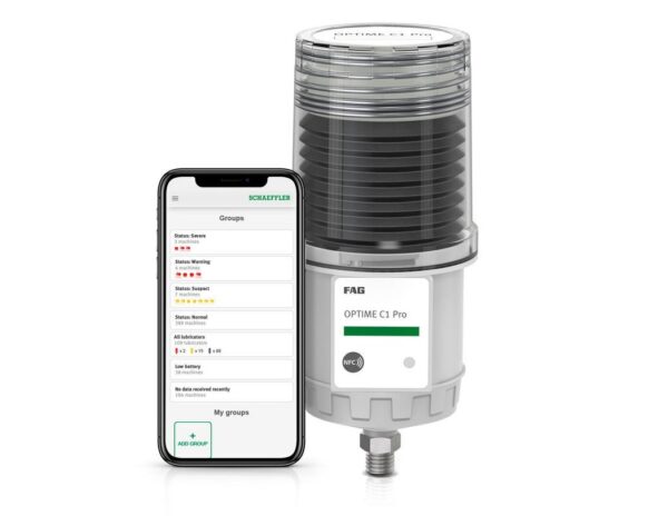Schaeffler amplía su portafolio de lubricadores inteligentes con el FAG OPTIME C1 PRO
