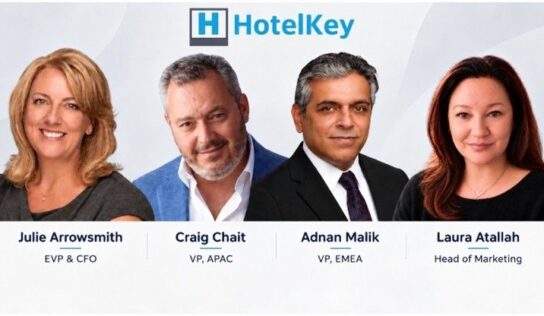 HotelKey anuncia cambios en su equipo directivo para ampliar su presencia global e impulsar la excelencia